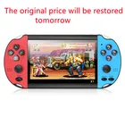 Консоль для ретро-игр 4,3 дюйма, портативная игровая портативная мини-аркадная видеоигра, электронная машина для игр Vidio