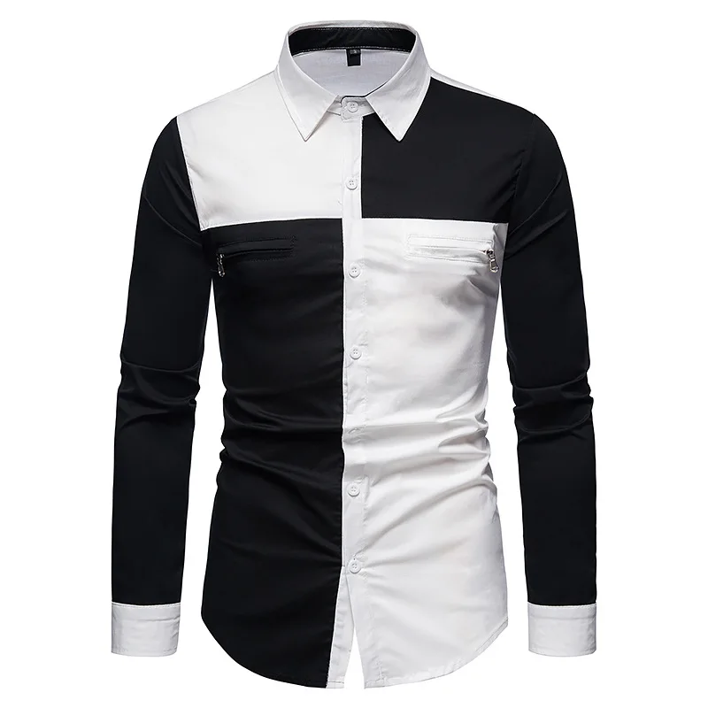 

Men's shirts, new Eurocode men's shirts, stitched long-sleeved shirts, men's shirts, stylish shirts,