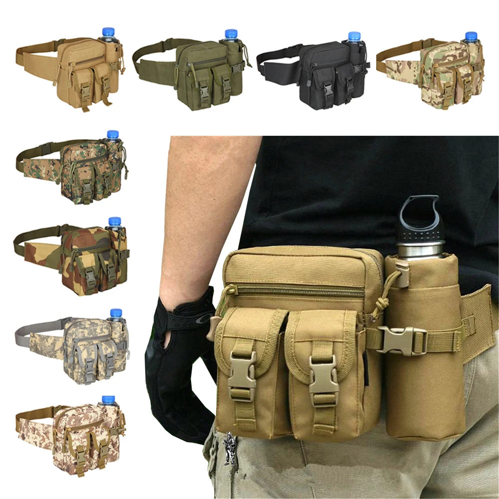 Поясная сумка для мужчин тактическая многофункциональная Повседневная