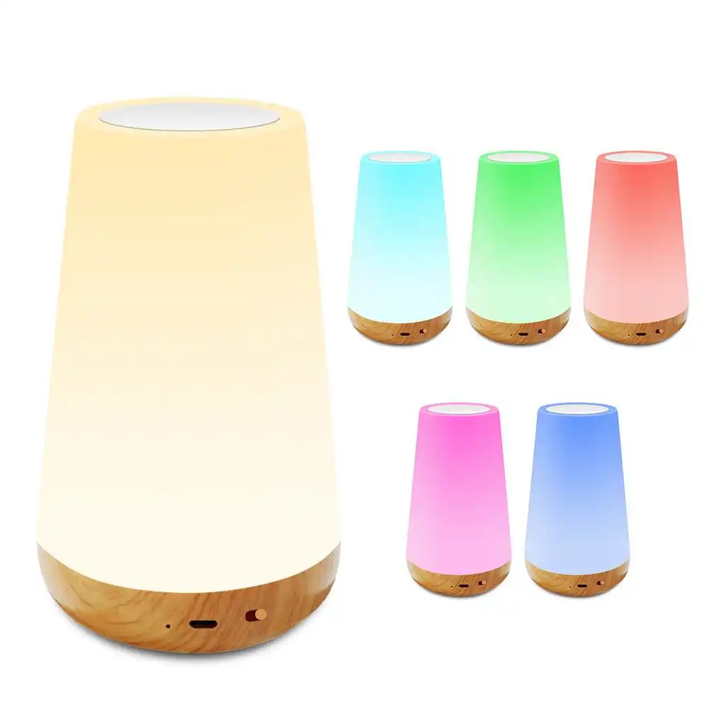 

Rechargeable Night Light , Touch Sensor Bedside Lamp for Bedroom, Living Room, Dimmable Warm White Light baby Table Lamp