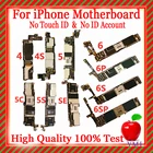 Материнская плата 8 ГБ 16 ГБ 32 ГБ для iphone 4 5  5C SE 6 6 Plus 6S 6S Plus, полные чипы, 100% тестовая логическая плата без Touch ID и без ID-учетной записи