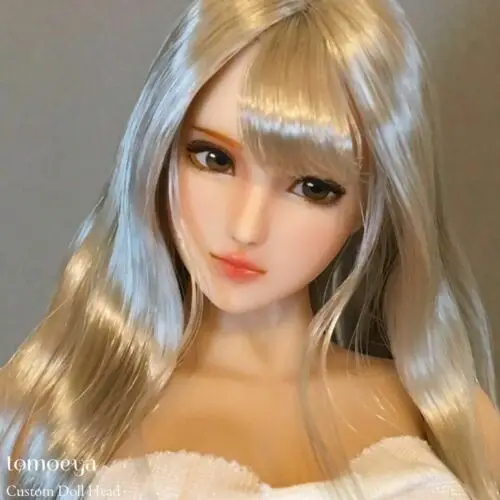 1/6 sacle Lovely Girl головы лепить светлые волосы подходят 12 ''Obitsu/устройство контроля