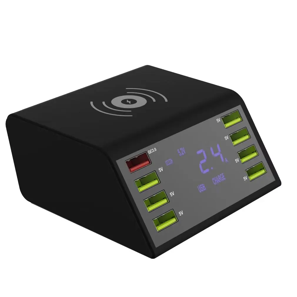 Новый мульти-Порты и разъёмы Usb Зарядное устройство пластиковый мобильный