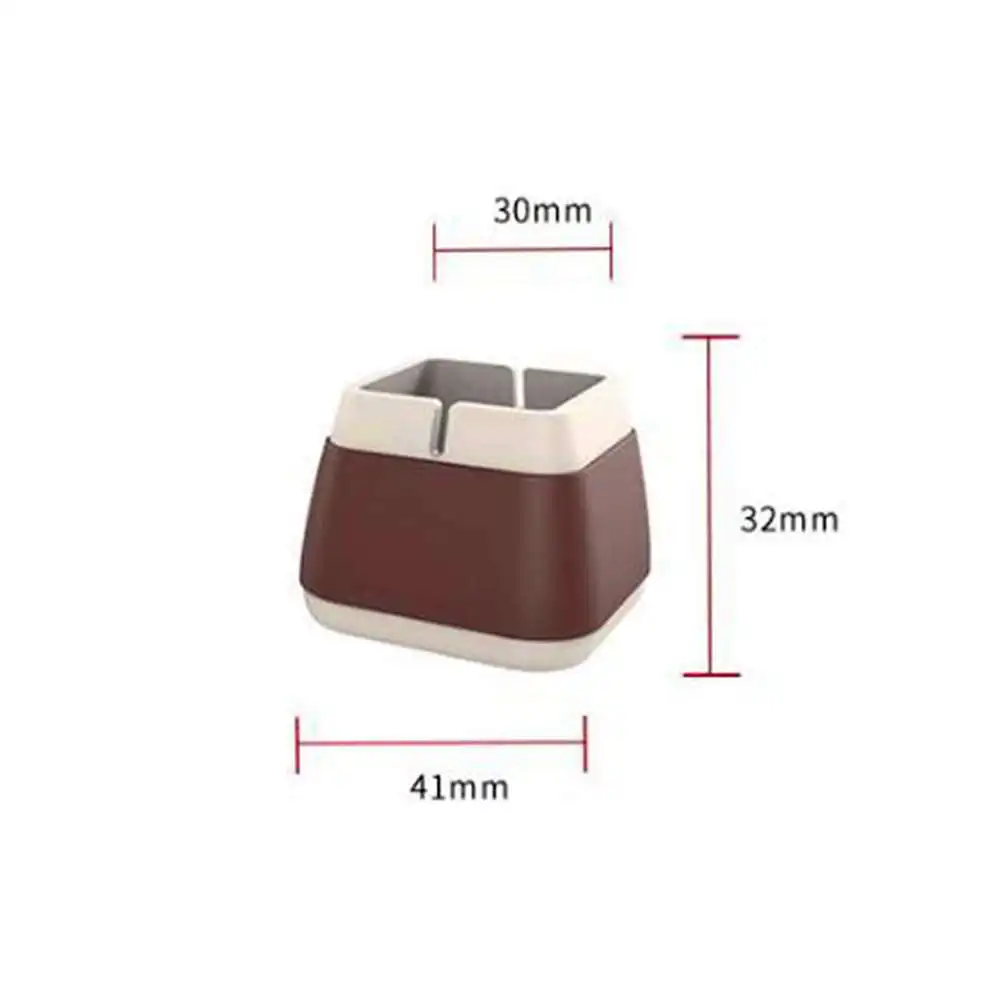 

4pcs/lot Brown Silicone Rectangle Square Round Chair Leg Caps Feet Pads Furniture Table Covers Wood Floor Protectors