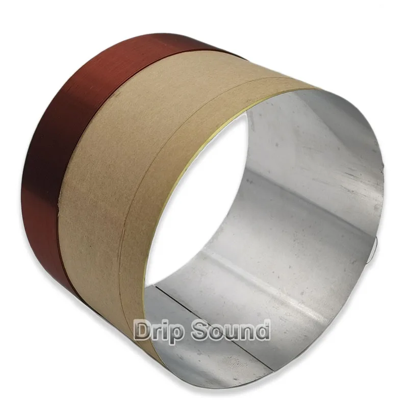 2 шт. 100 мм ядер 8ohm Бас Звуковая катушка ASV белый алюминиевый НЧ динамик звуковой