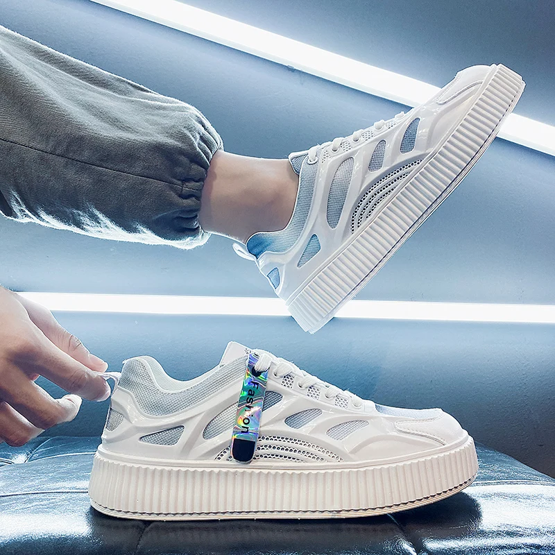 

CYYTL Walking Men's Shoes Fashion Students Platform Outdoor Casual Tennis Sports Sneakers Breathable Skateboard Boys Footwear