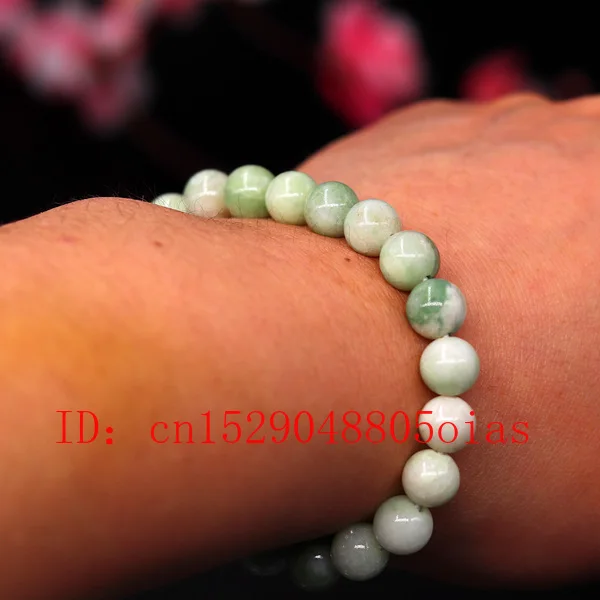 Нефритовый камень Изумрудный браслет с бусинами очаровательные ювелирные