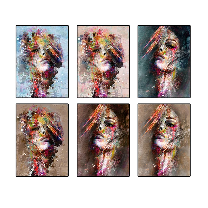 

Color Painting Painting Canvas Painting Art Abstract Women Posters and Prints Print Painting Picture Living Room Home Wall Decor