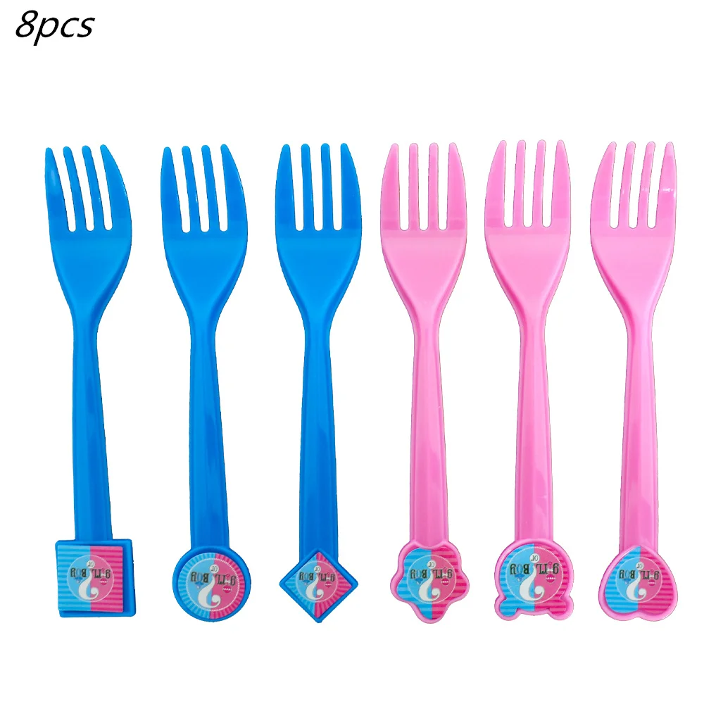 

Розовый, синий, для мальчиков или девочек, раскрытие пола, детский душ, вечерние, набор одноразовой посуды, бумажные тарелки, чашки, баннер, воздушный шар, украшение