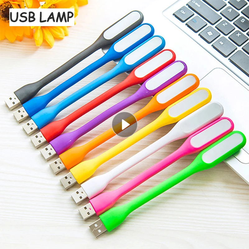 

Гибкий мини-светильник для блоков питания, 6 цветов, USB