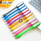 Гибкий мини-светильник для блоков питания, 6 цветов, USB