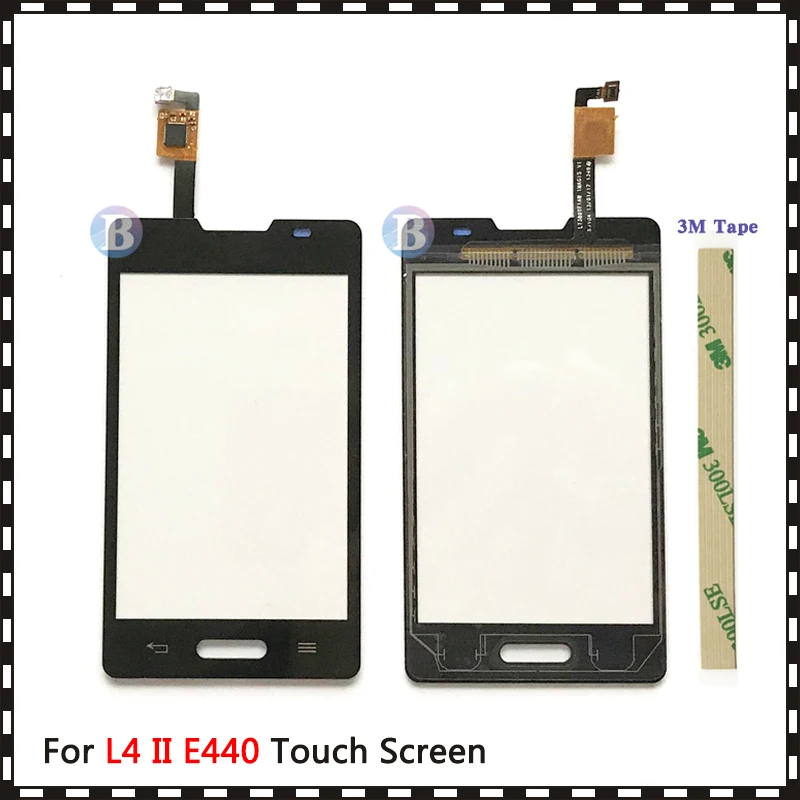 Replacement high Quality 3.7&quot For LG Optimus L4 2 II E440 and Dual E445 Touch Screen Digitizer Sensor Outer Glass Lens Panel | Мобильные
