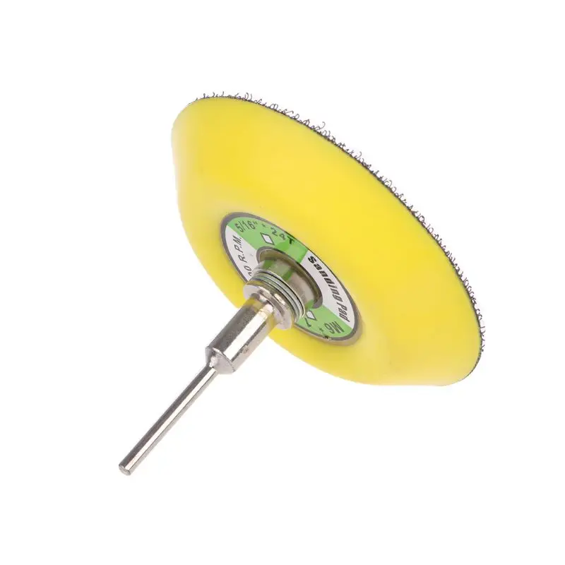 3 дюйма 75 мм шлифовальный диск Полировка Ногтей подложка пластины 3/6 хвостовик