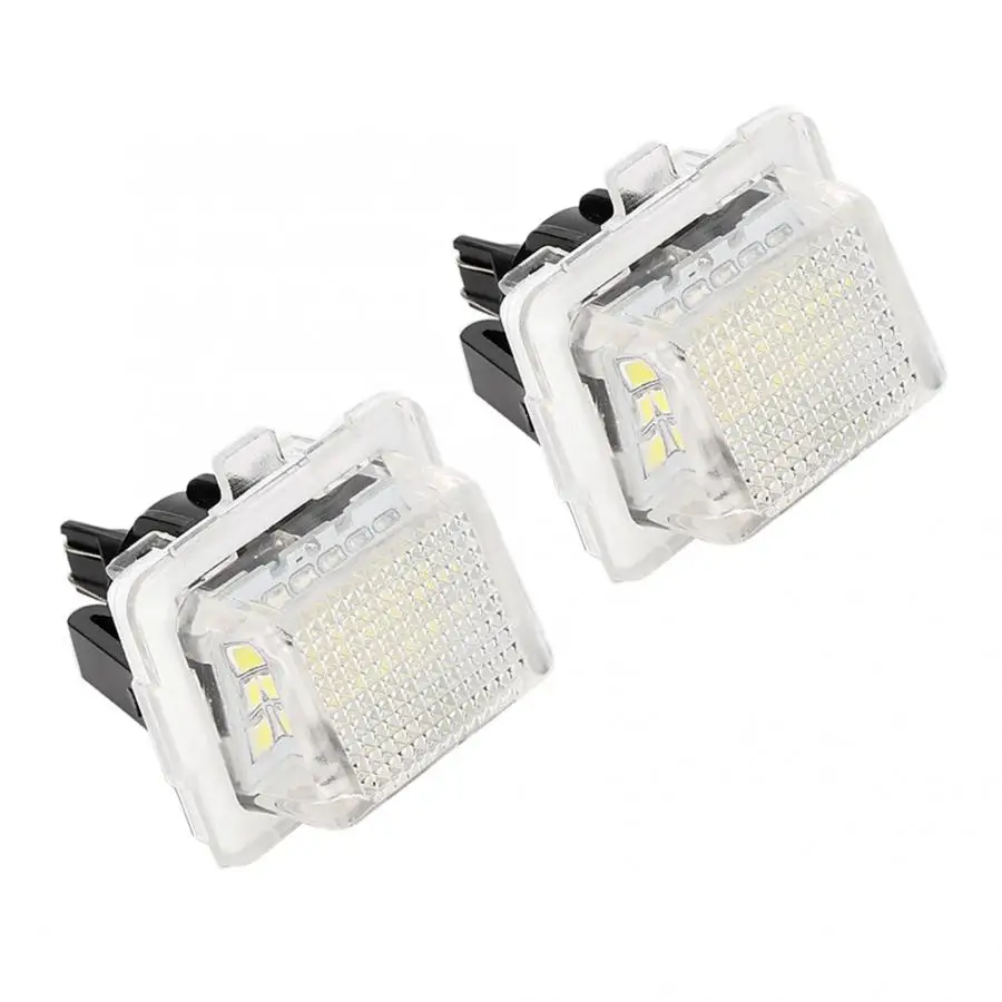 2 шт. Автомобильный светодиодный лицензии лампа для освещения номерного знака