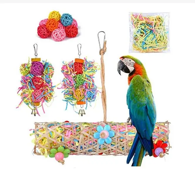 

5 шт., игрушка-грызунок для попугаев