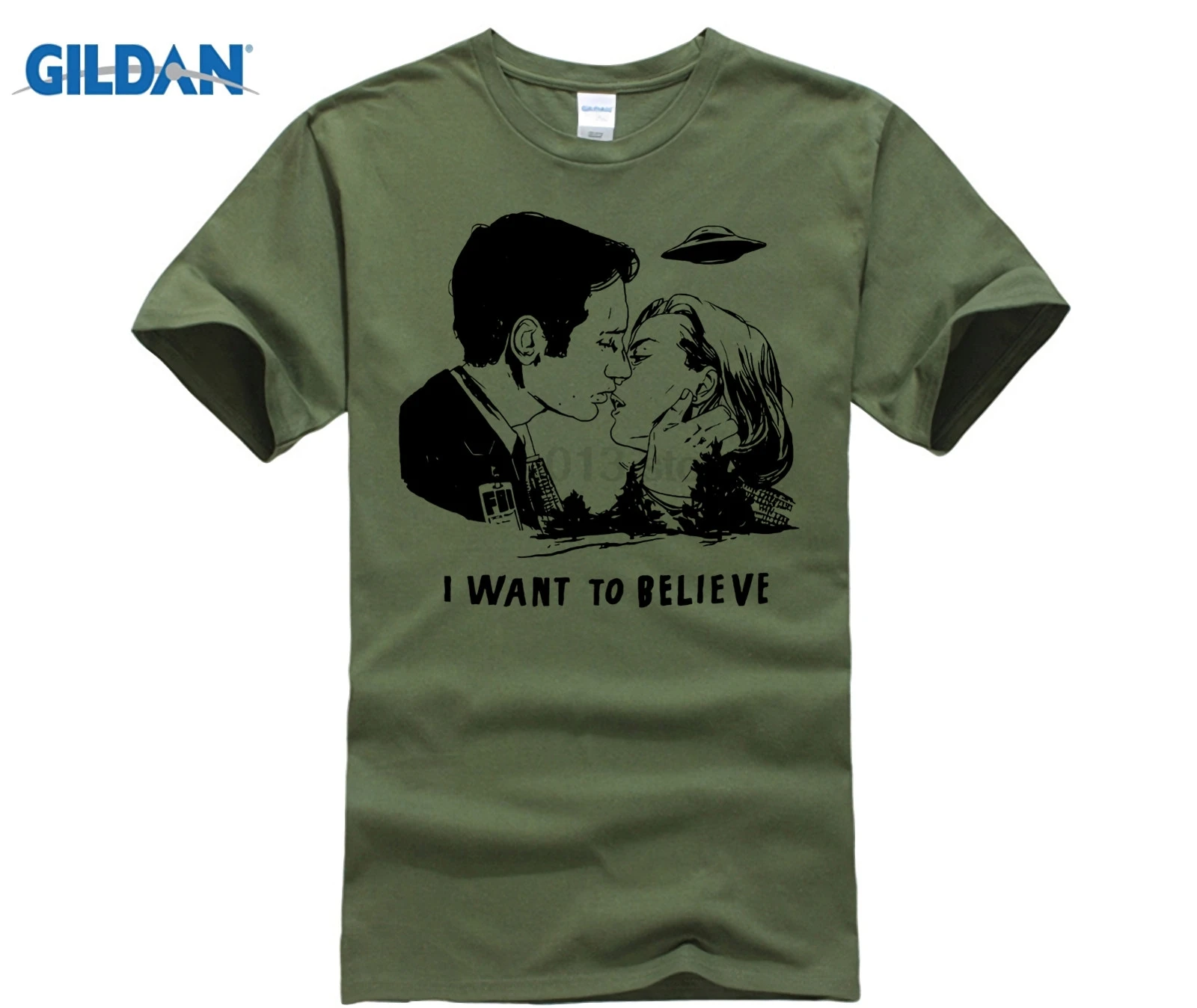 X-FILES футболка мужская мода Mulder &amp Scully я хочу поверить Футболка хлопковая хип хоп