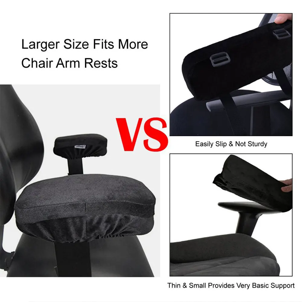 Office Home Cushion Chair Armrest Pad Soft Support Ergonomic Relief Pressure Forearms Memory Foam Elbow Pillows Covers Universal | Мебель