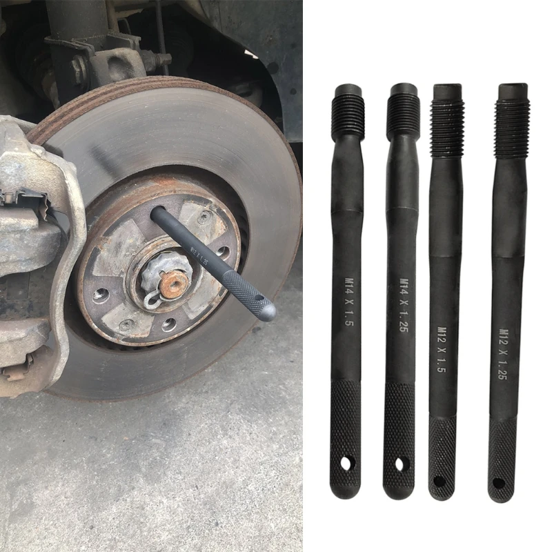 

1 Pc Black Wheel Hangers Alignment Pin Guide Tools - 12x1.25/12x1.5/14x1.25/14x1.5 Positioning Pin 160mm/6.3 inches