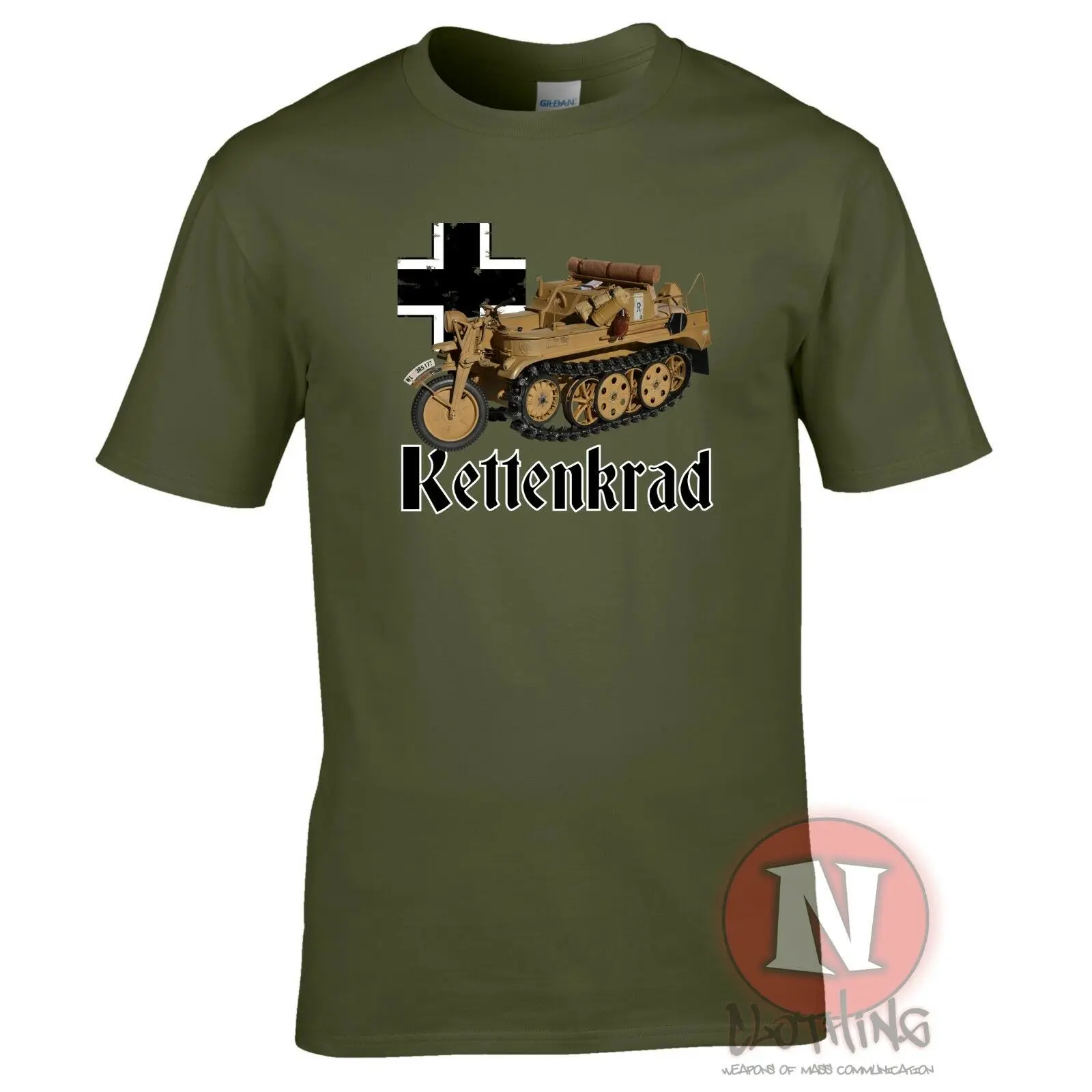 Kettenkrad halftrack motorcycle WW2 немецкая Военная Броня мужская футболка World Tanks - купить по