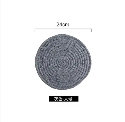 30x30 см татами коврик для еды круглая подушка чашки предотвращения нагрева