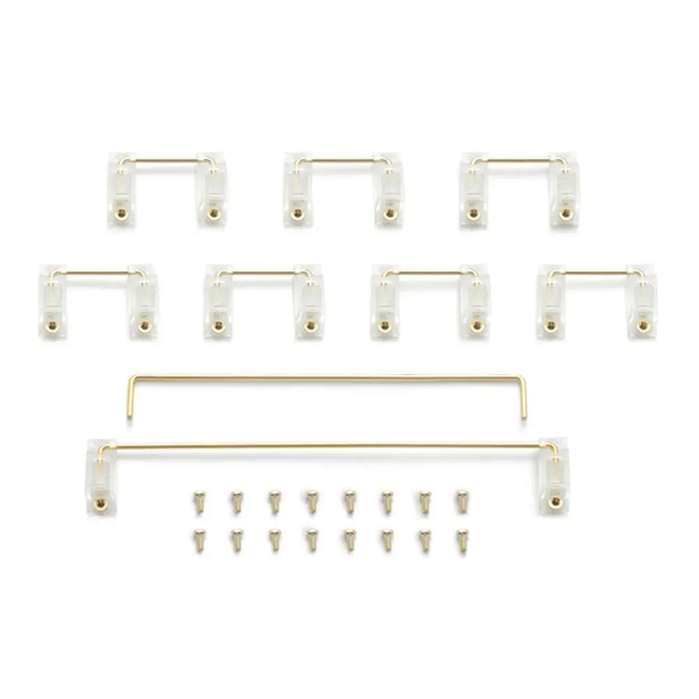 

Mechanical Keyboard Set Mechanical Keyboard Accessories Transparent Steel Wire Screw Satellite Shaft