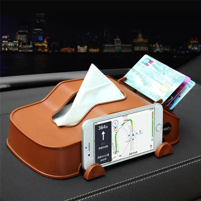 Многофункциональная автомобильная коробка для салфеток пластиковый блок типа