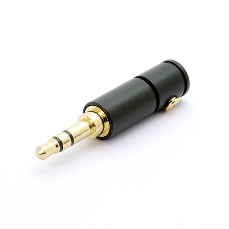 3PCS Jack 3.5mm Audio Plug 3 Pole Gold-plated Earphone Connector with Aluminum tube&ampScrew locks welding free packing | Обустройство