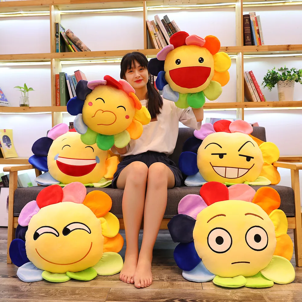 

55/75 см милая плюшевая игрушка искусственная мягкая Цветочная Мягкая кукла подушка домашний декор для детей Подарки подруге