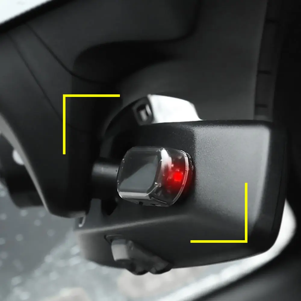 

New Car Solar Dummy Alarm Anti-theft Flashing Led Wireless Security Warning Light Car Solar Anti-theft Device Lamp