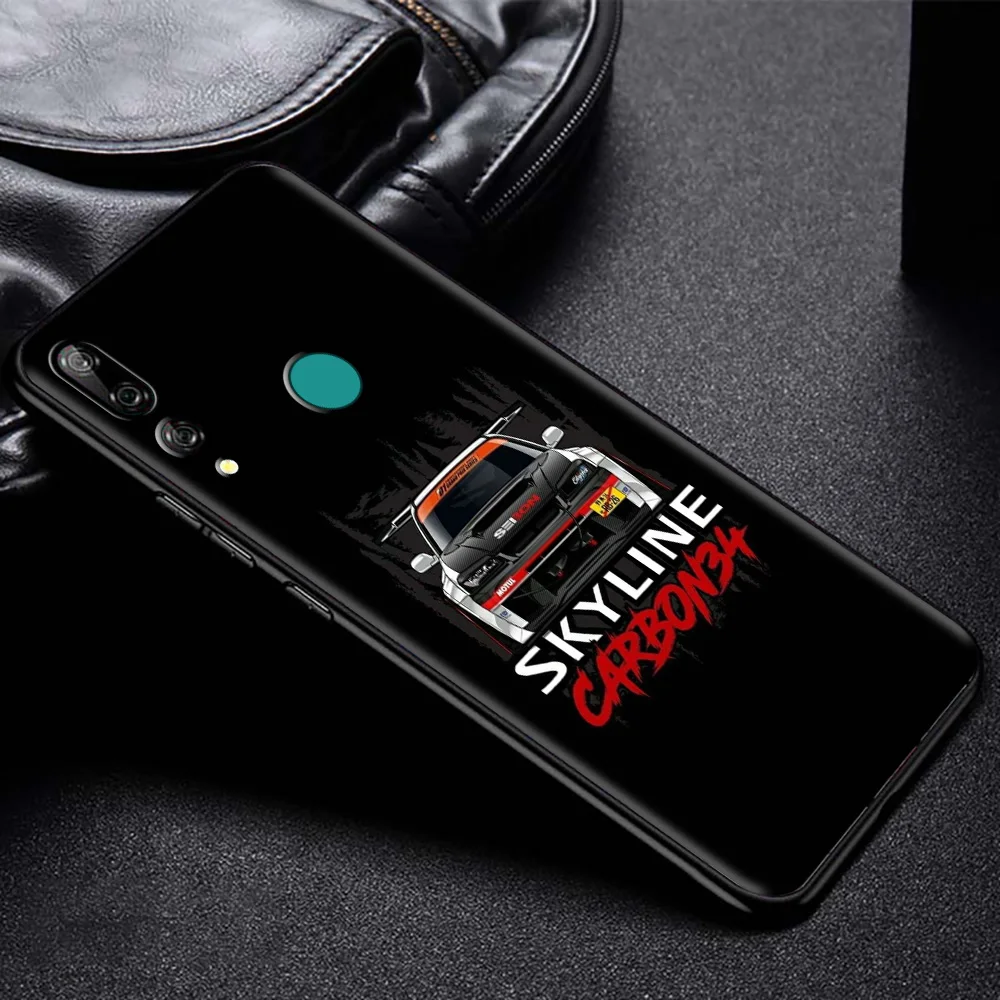 

Sports Car jdm drift Case For Huawei Y9a Y8p Y7 Y6p Y5p Y9 Cover for HUAWEI Mate 40 Pro P40 P30 Lite Shell Soft Fundas