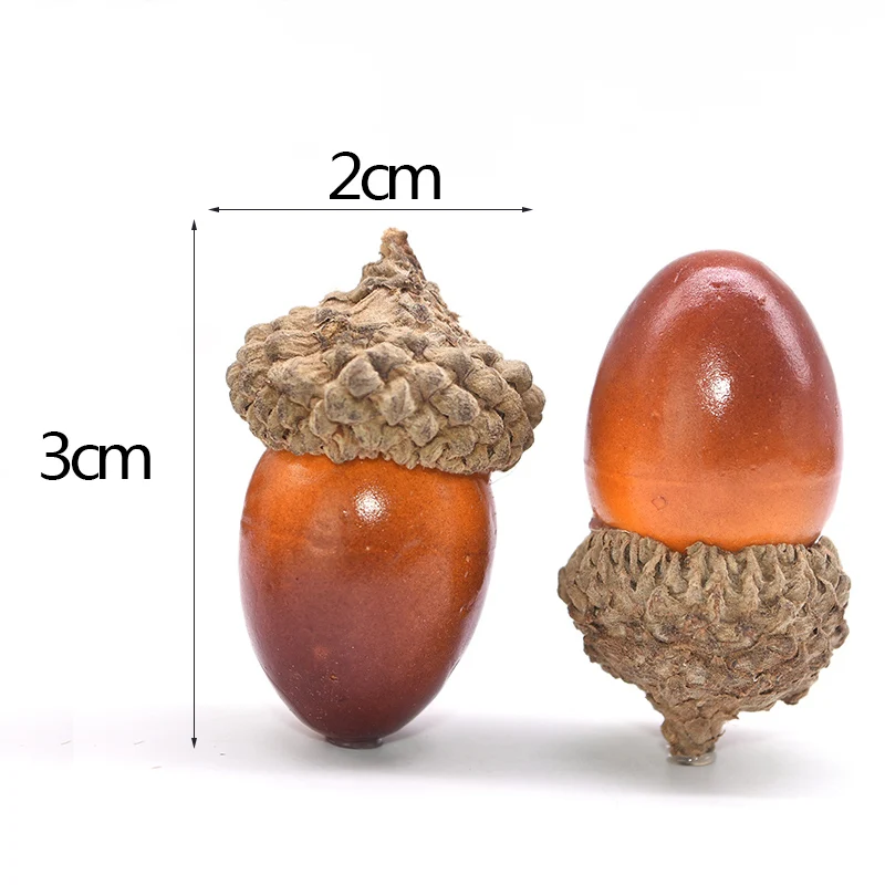 20pcs 3cm Foam Pine Cones Mini Artificial Fake Fruit Acorns Vegetables Berries Flowers Wedding Christmas Tree Decoration | Дом и сад