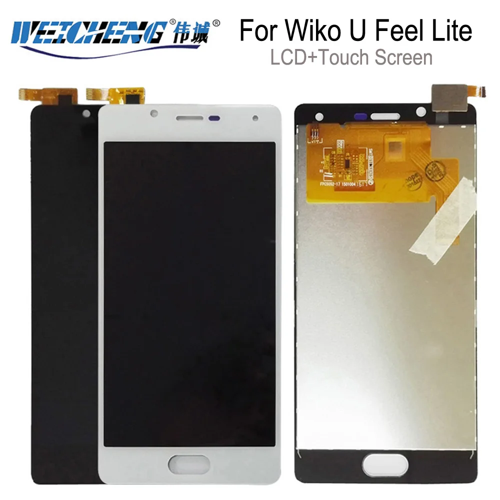 

Жк-дисплей для Wiko U Feel Lite, дигитайзер, сенсорный экран, монитор, датчик в сборе для U Feel lite, дисплей + бесплатные инструменты