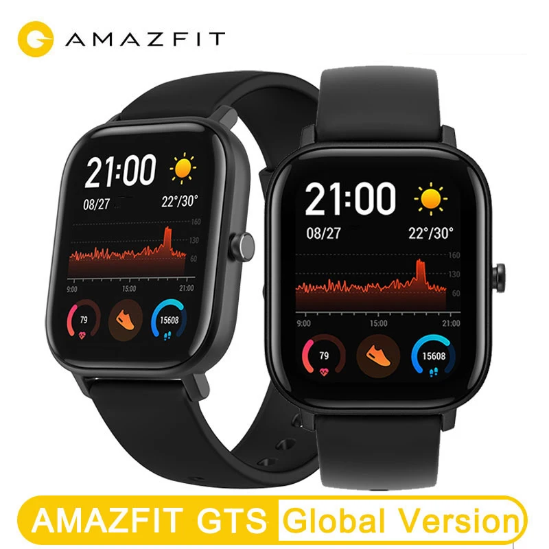 Глобальная версия Amazfit GTS Смарт-часы Xiaomi Huami gps Профессиональные Водонепроницаемые Смарт-часы 12 спортивных режимов сердечного ритма Android iOS