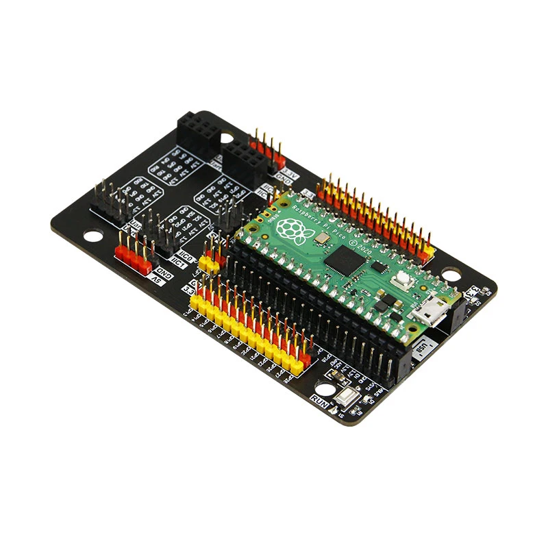 

Raspberry Pi Pico GPIO Sensor Extension Board Multiple Functional Interfaces