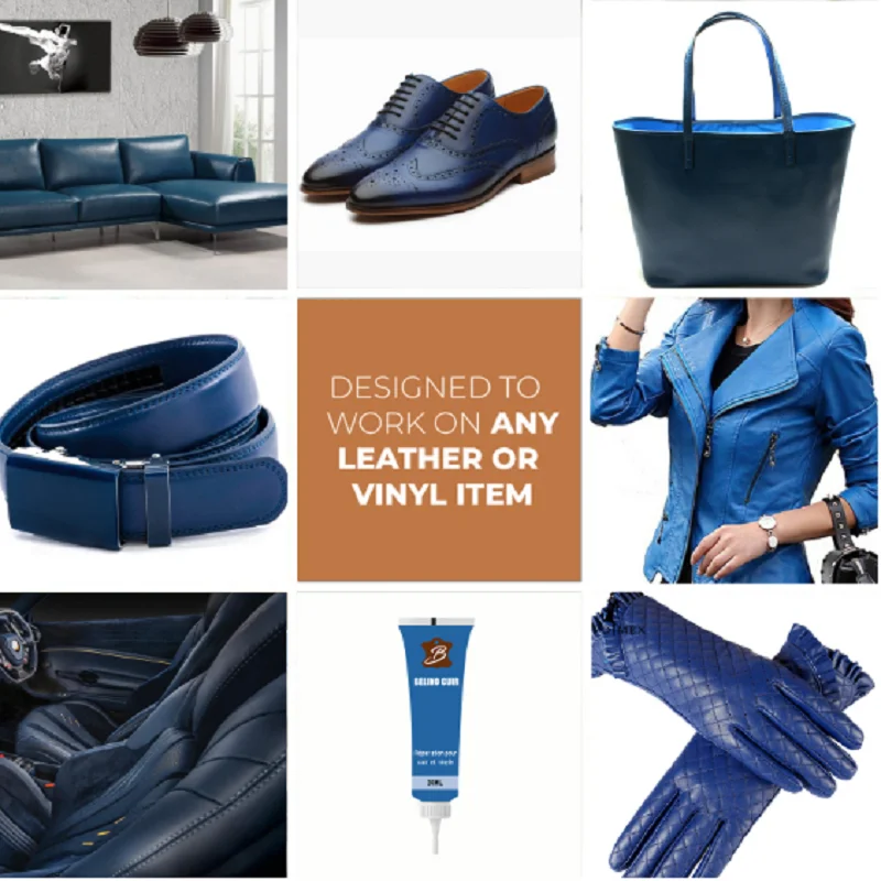 Гель для ремонта кожи автомобиля крем-паста восстановления на автомобильном