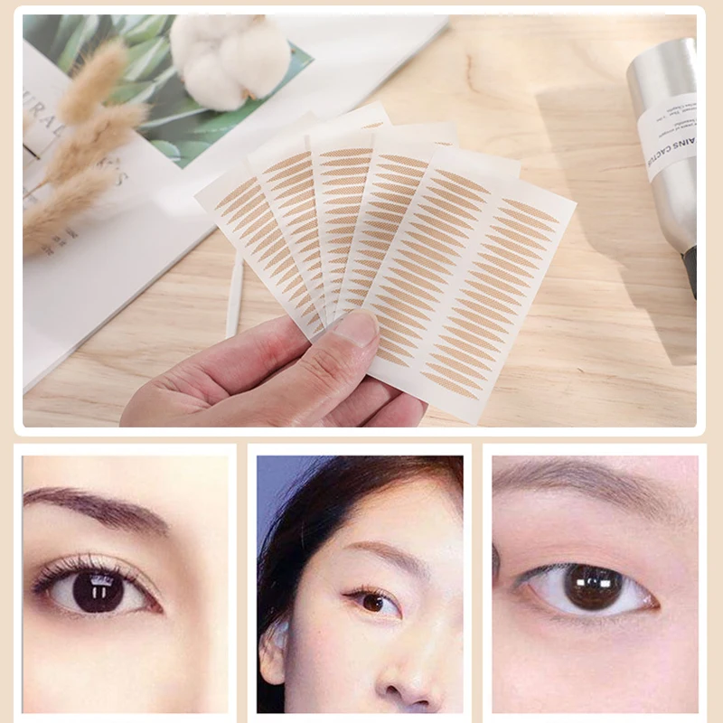 800 шт. в форме оливкового кружева наклейка для двойного века натуральный дышащий