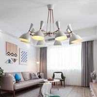 northern europe post modern iron horn chandelier creative designer simple model room study dining room bedroom living room lamp