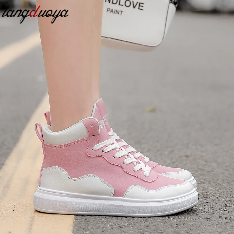 Женские высокие кроссовки на платформе обувь для тренировок беговая Обувь