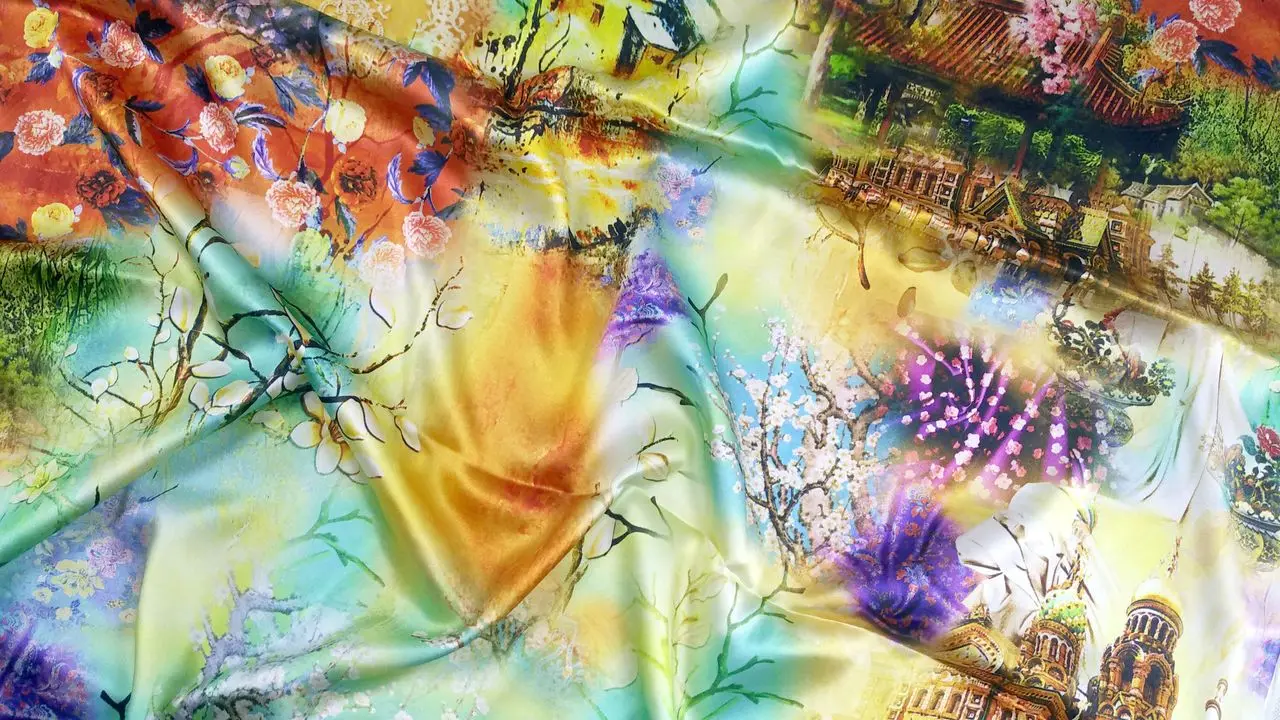 Ткань из супер Франции ткань тяжелого шелка и сатина для одежды рубашка блузка