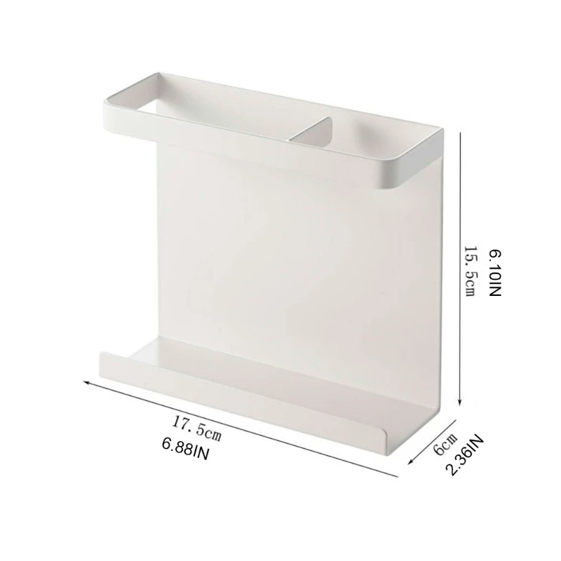 Магнитная полка для специй одноярусная холодильника органайзер боковая