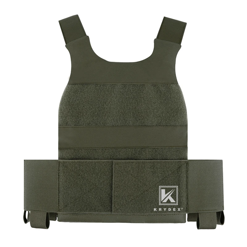 Гибкий жилет для страйкбола KRYDEX RANGER зеленый с низкой видимостью Легкая система