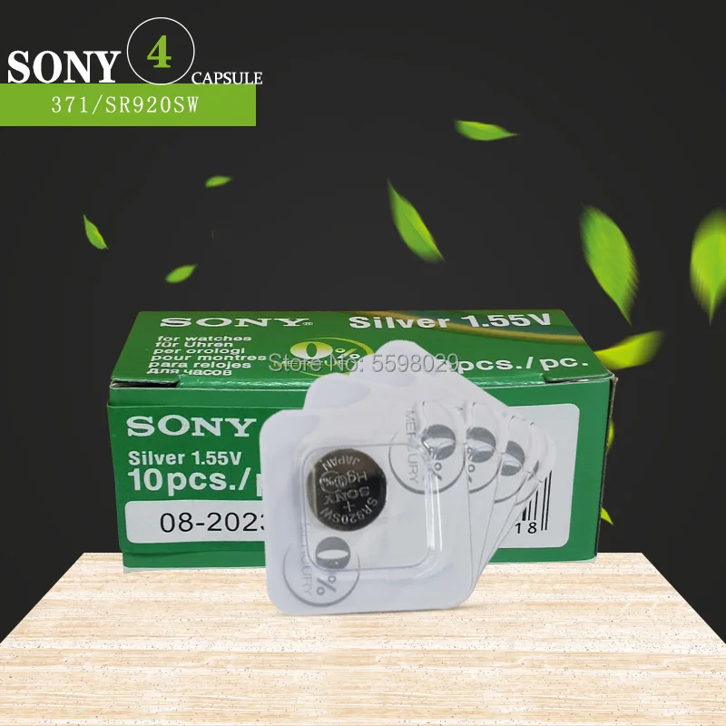 4 шт. батарейки для SONY AG6 LR920 371 L921 SR927 171 1 55 в 371A CX69 LR920W|Часовые батарейки| |
