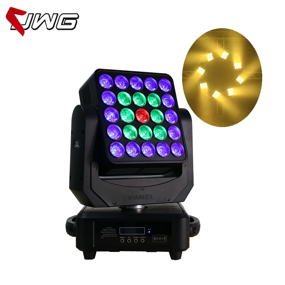 

Сценическое Событие Свадьба мероприятие 5x5 Rgbw 4 в 1 25*10 Вт Dmx светодиодный матричный луч движущийся головной свет