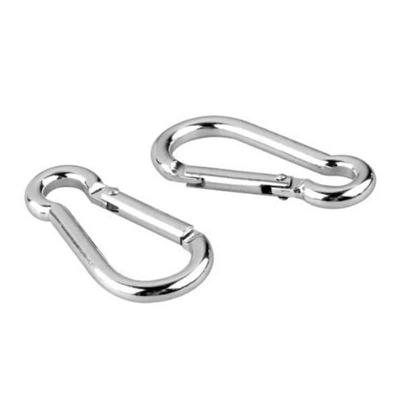 Hammock Swing Snap Hook Buckle Screw spring Carabiner Quick Hanging Belts Survival Outdoor Clasp Camping Equipment Tools @3 |