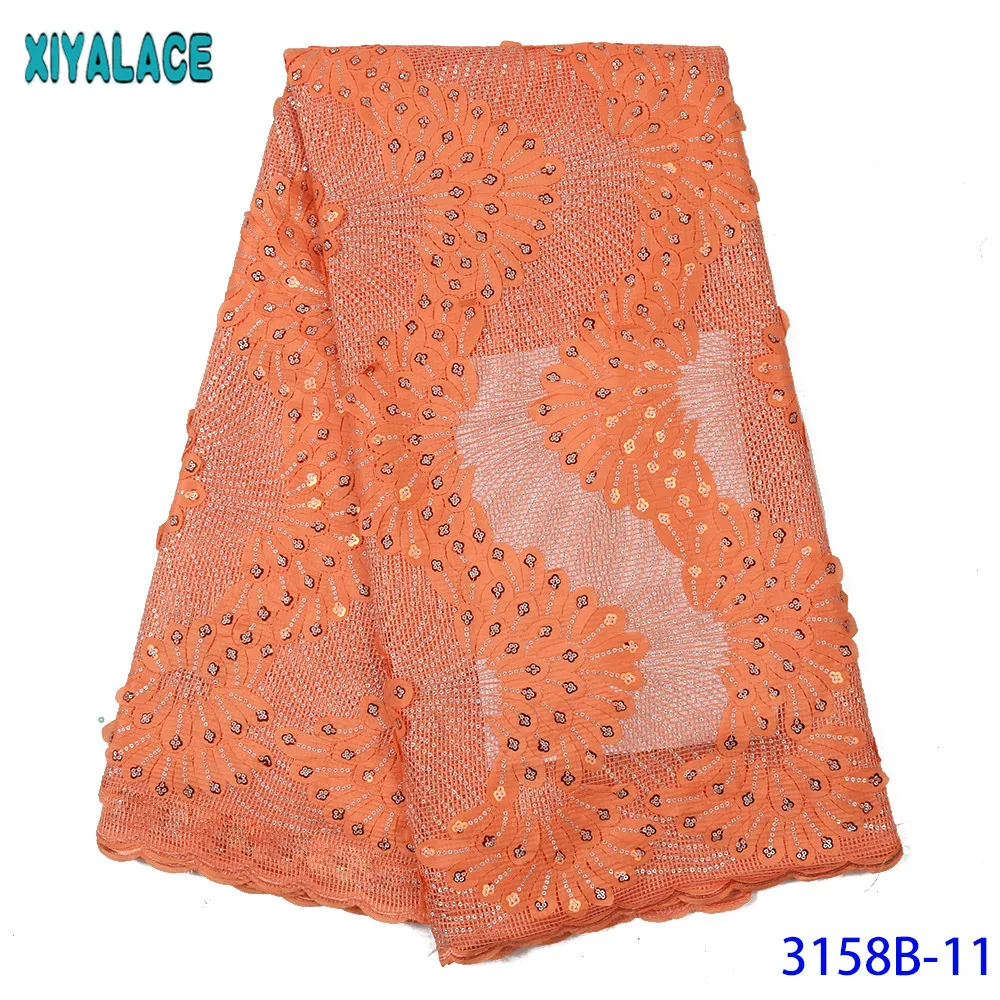 

Latest Lace Fabric French Lace Fabric Nigerian Lace Fabric 2019 High Quality Mesh Lace Satin Laces with Sequins KS3158B