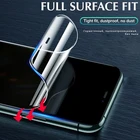 Защитная пленка для экрана, Гидрогелевая пленка для iPhone 11 Pro Max 7 8 6 S Plus XS Max XR X 5 5S SE 2020, мягкая пленка, защита экрана