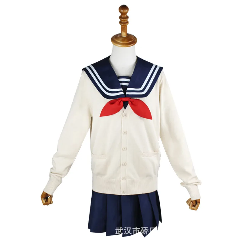My Hero Academia косплей костюм парик аниме Netherstock Boku No химико Тога JK матросские свитера
