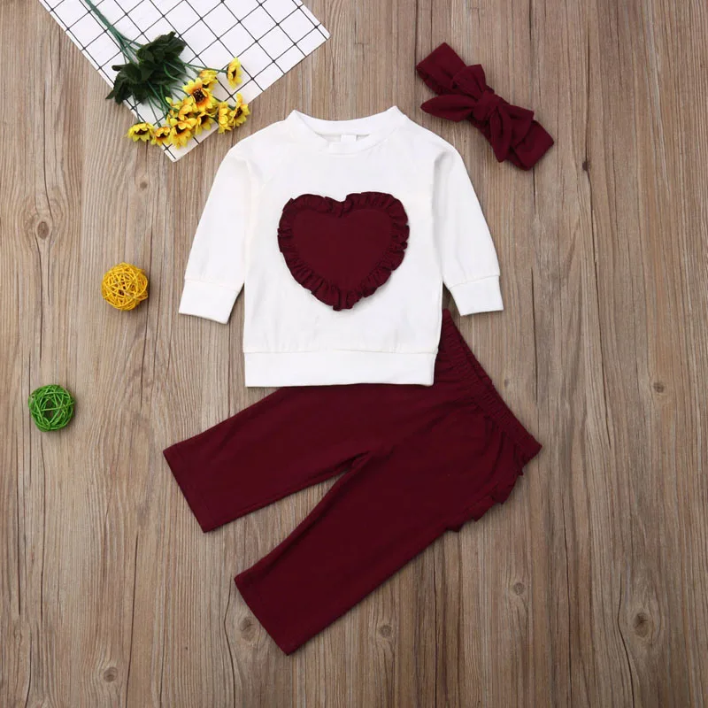 Детская хлопковая толстовка с принтом сердечек 3 предмета | Мать и ребенок