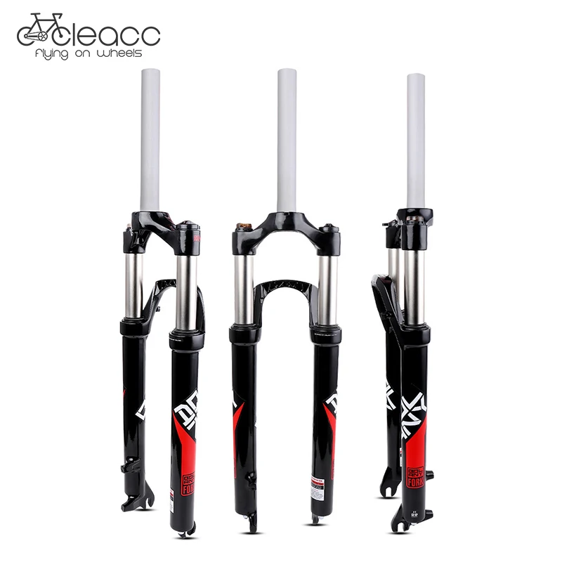 

Bolany Bicycle Front Fork 26/27.5/29er inch Mountain MTB Bicycle Fork Suspension Fork Remote Lock Quick Release Bicycle Parts