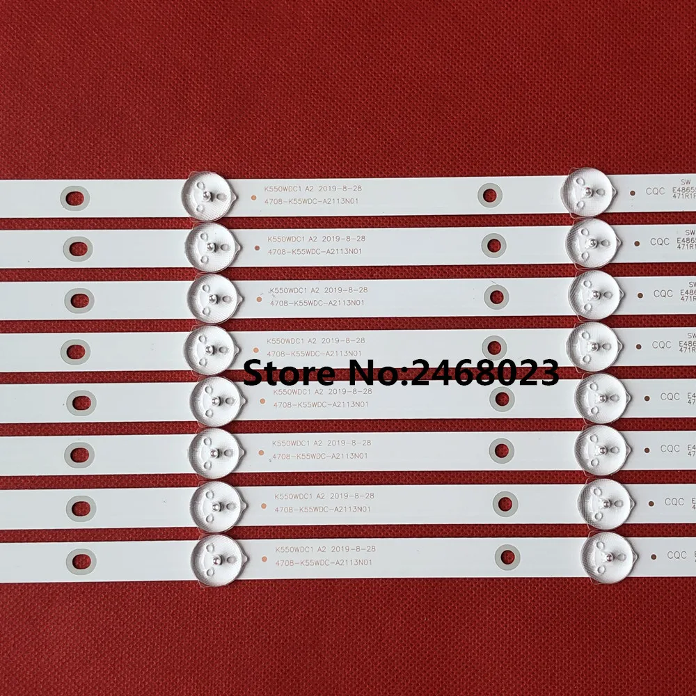 8 шт./лот 5LED или 6LED LED Подсветка полосы для 55PUF6092 K550WDC1 A2 4708 K550WD A2113N01 K55WDC A1113N01